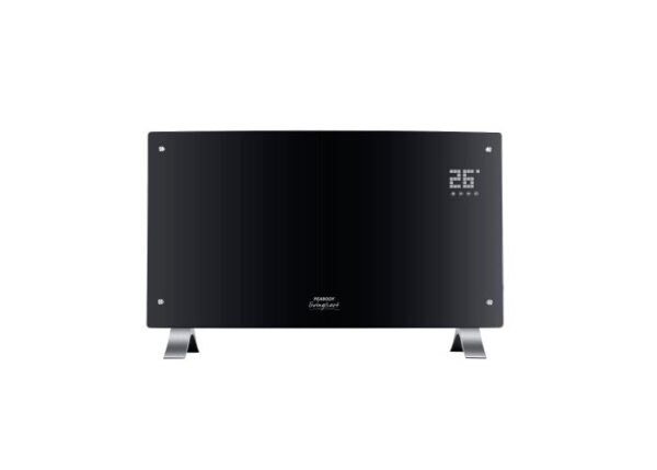 Vitroconvector PEABODY Curvo PE-VQD20N 2000W Dgital Termotasto Negro