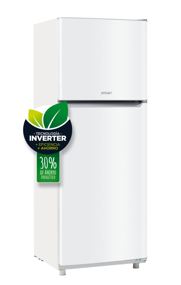HELADERA INVERTER BRIKET BLANCA - C/ ESTANTES DE VIDRIO - Image 2