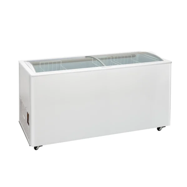 FREEZER TAPA DE VIDRIO CURVA (CONDENSACION POR AIRE FORZADO)