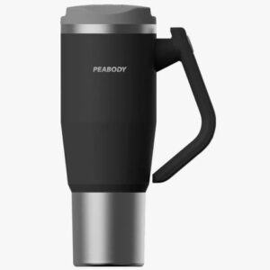 Vaso Termico Mug Peabody Pe-mg950n 950 Ml Doble Tapa Negro