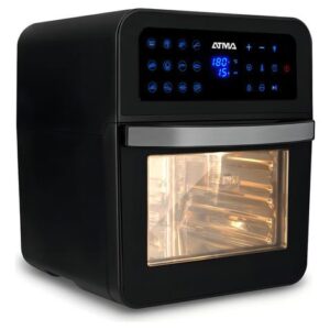 Horno Y Freidora De Aire Digital Atma 1800w Color Negro
