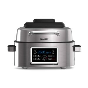Freidora de Aire con Grill Peabody PE-AFG01IX 6 Litros