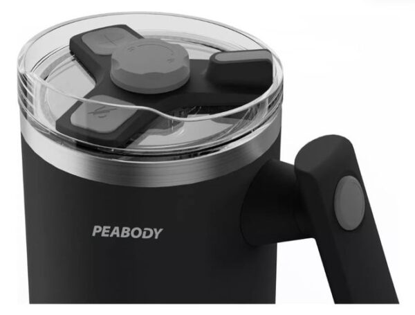 Vaso Termico Mug Peabody Pe-mg950n 950 Ml Doble Tapa Negro - Image 8
