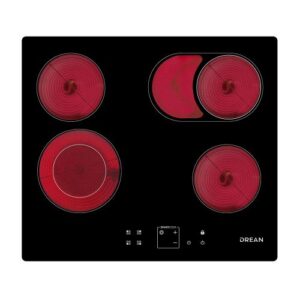 Anafe Eléctrico Vitrocerámico 60 Cm Negro Drean Aedr60cnv
