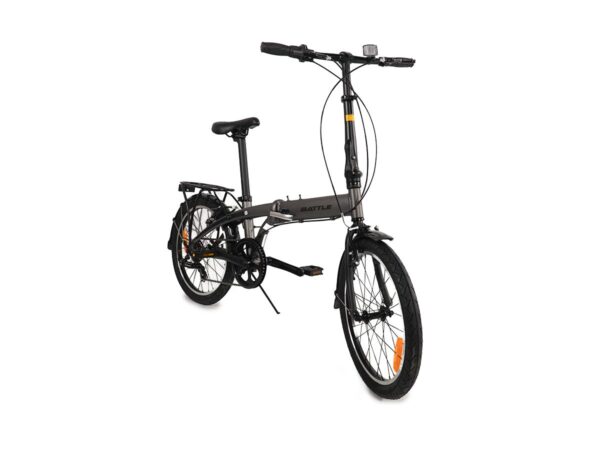 BICICLETA PLEGABLE RODADO 20. COLOR GRIS - BATTLE