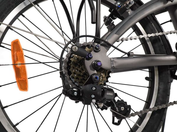 BICICLETA PLEGABLE RODADO 20. COLOR GRIS - BATTLE - Image 5