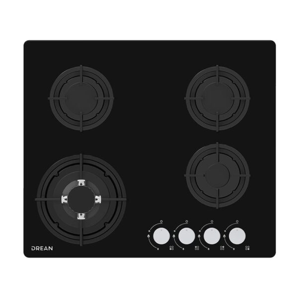 Anafe a gas de vidrio templado Drean Negro AGDR60CNV - Image 2