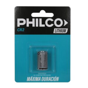 PILA DE LITIO CR2. BLISTER POR 1 UNIDAD - PHILCO