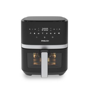 Freidora De Aire Digital 5L Con Visor Negra Philco FR245PHP