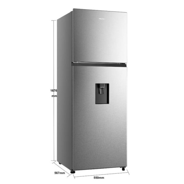 HELADERA 250 LTS. NO FROST INVERTER CON DISPENSER. ACERO INOXIDABLE - HISENSE - Image 4