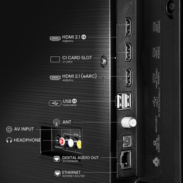 SMART TV 55" QLED 4K. SISTEMA GOOGLE - HISENSE - Image 7