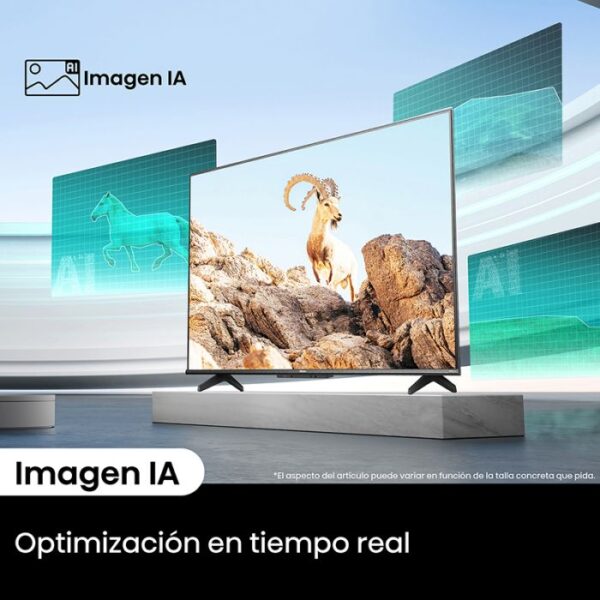 SMART TV 55" QLED 4K. SISTEMA GOOGLE - HISENSE - Image 4