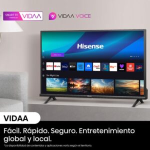 SMART TV 32" LED HD. SISTEMA VIDAA - HISENSE