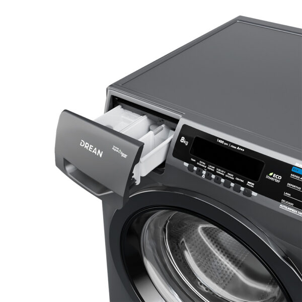 Lavarropas Drean Carga Frontal 8Kg 1400RPM Inverter LFDR0814SG0 - Image 2