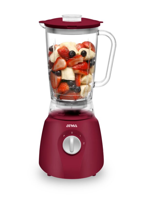 LICUADORA DE VASO 1.5 LTS 450W. COLOR ROJO - ATMA