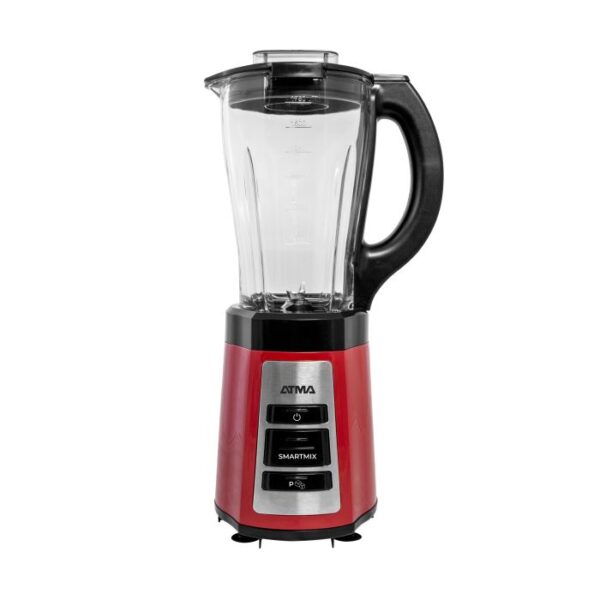 LICUADORA DE VASO 1.75 LTS 600W. COLOR ROJO Y NEGRO - ATMA