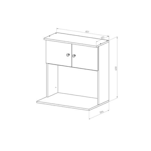 Mueble Para Microondas De Colgar - Image 5