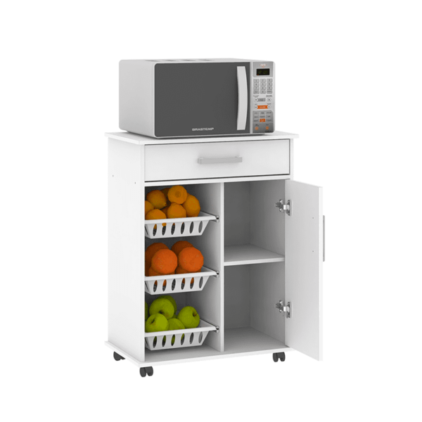 Mueble Frutero Con Puerta, Estante Y Cajón