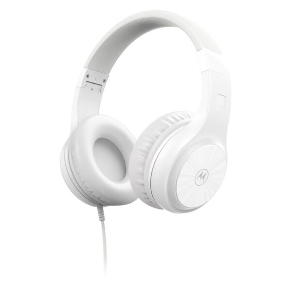 AURICULAR OVER EAR CON CABLE TIPO VINCHA. COLOR BLANCO - MOTOROLA (XT 120)