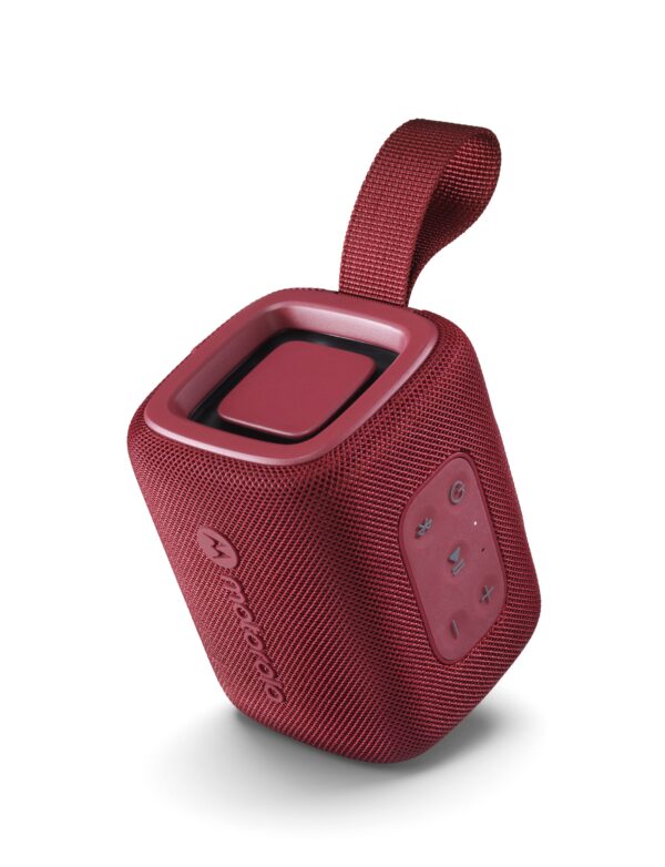 SPEAKER PORTABLE BLUETOOTH 7W ROKR 300 - ROJO
