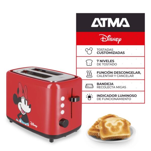 TOSTADORA ATMA DISNEY MINNIE - Image 4