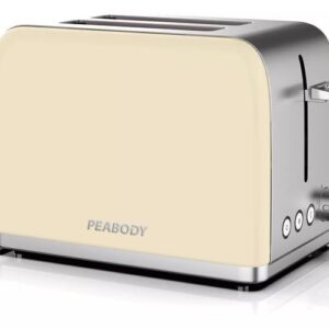 Tostadora PEABODY PE-T387I 6 Niveles 2 Bahias 1050W Marfil