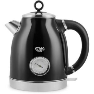 Pava Eléctrica Atma 94PEAT21VBP 1.7 L Vintage Negra
