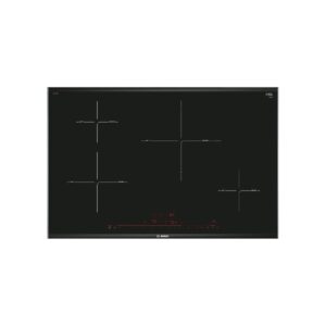 ANAFE DE INDUCCIÓN INTEGRABLE 7400W. VITROCERÁMICO TÁCTIL CON 4 HORNALLAS. ANCHO 80 CM. COLOR NEGRO - BOSCH (SERIE 8)