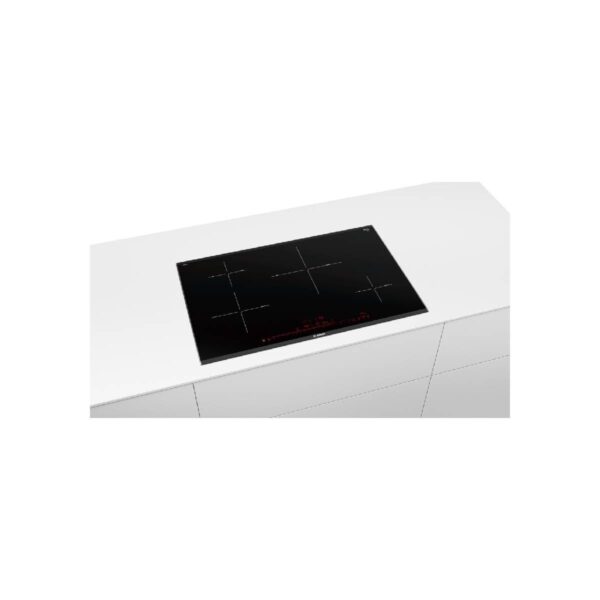 ANAFE DE INDUCCIÓN INTEGRABLE 7400W. VITROCERÁMICO TÁCTIL CON 4 HORNALLAS. ANCHO 80 CM. COLOR NEGRO - BOSCH (SERIE 8) - Image 4