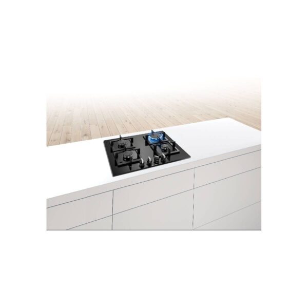ANAFE DE GAS INTEGRABLE 7500W. CONTROL A PERILLA CON 4 HORNALLAS. ANCHO 60 CM. COLOR NEGRO - BOSCH (SERIE 6) - Image 6
