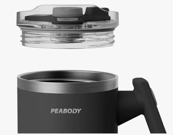 Vaso Termico Mug Peabody Pe-mg950n 950 Ml Doble Tapa Negro - Image 7