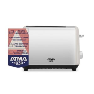 Tostadora Atma 94TOAT21VCP Vintage Acero Inoxidable Crema