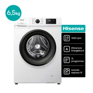 LAVARROPAS HISENSE BLANCO 6,5 KG
