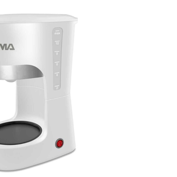 CAFETERA DE FILTRO SEMI AUTOMÁTICA 1.25 LTS 10 TAZAS. ANTIGOTEO. COLOR BLANCO - ATMA (ESSENTIAL) - Image 3