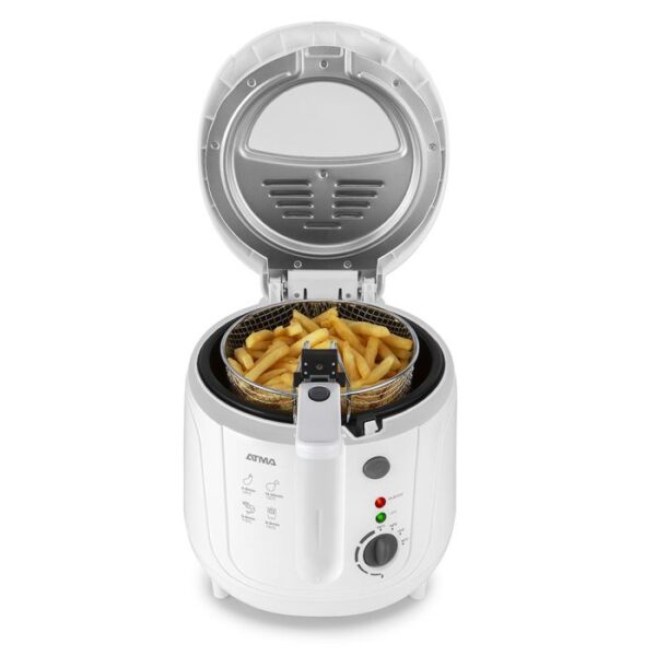 FREIDORA DE ACEITE 2.5 LTS 1800W. COLOR BLANCO - ATMA - Image 4