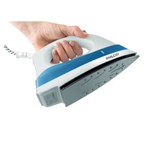 PLANCHA A VAPOR 1200W ROCIADOR Y SUELA ANTIADHERENTE. COLOR AZUL - PHILCO