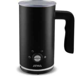 ESPUMADOR Y CALENTADOR DE LECHE 450ML 4 FUNCIONES. COLOR NEGRO - ATMA (ESSENTIAL)