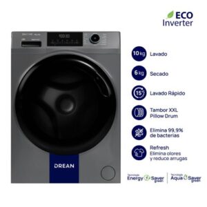 Lavasecarropas Drean Carga Frontal 10 Kg  LSCDR1006SG0