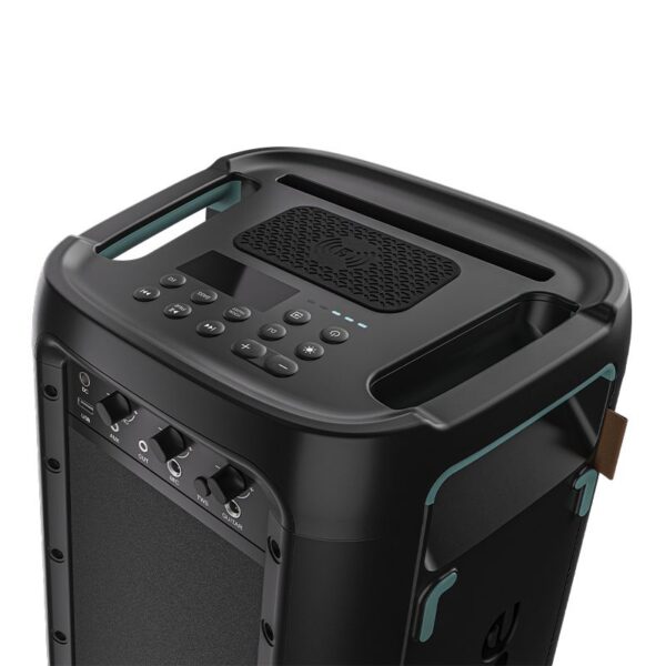 PARLANTE PORTÁTIL KARAOKE 300W RMS BT A BATERIA CON LUCES LED. COLOR NEGRO - HISENSE (PARTY ROCKER ONE) - Image 4