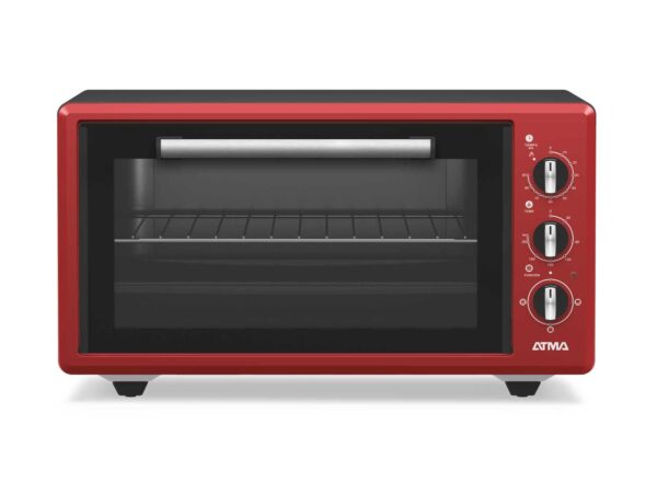 HORNO ELÉCTRICO GRILL 45 LTS 1400W. COLOR ROJO - ATMA