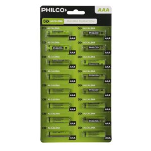PILA ALCALINA AAA TIRA 16X1 - PHILCO