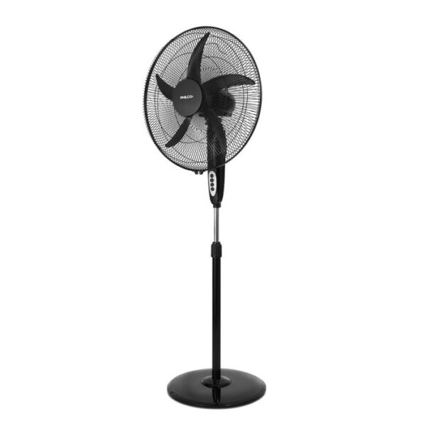VENTILADOR DE PIE 20" 85W. HELICE DE 5 ASPAS PLÁSTICO. CABEZAL INCLINABLE. COLOR NEGRO - PHILCO - Image 2