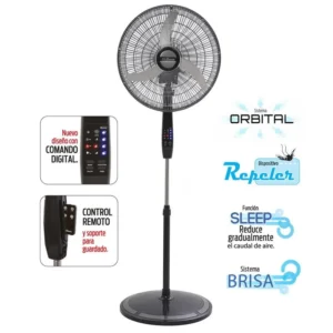Ventilador de Pie 20" Orbital Cool Breeze Repeler