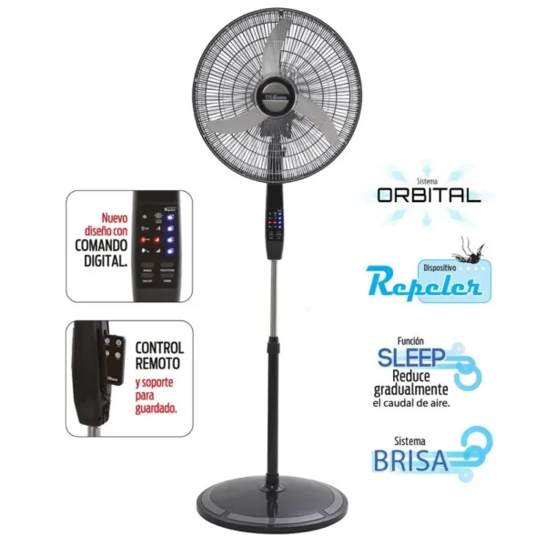 Ventilador de Pie 20" Orbital Cool Breeze Repeler