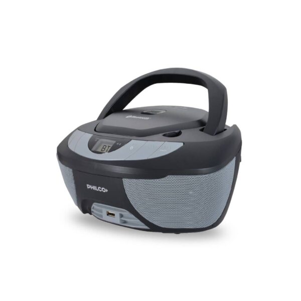 RADIOGRABADOR BT REPRODUCE CD MP3 / ENTRADA USB AUX. COLOR NEGRO - PHILCO