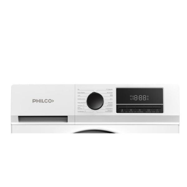 LAVARROPA CARGA FRONTAL  INVERTER 11KG 1400 RPM PHILCO PHLF1114BI - Image 5
