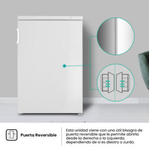 FREEZER VERTICAL HISENSE BLANCO 82L
