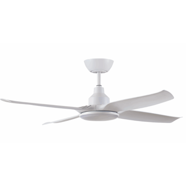 VENTILADOR DE TECHO 56" - CON LUZ - 4 ASPAS BLANCO